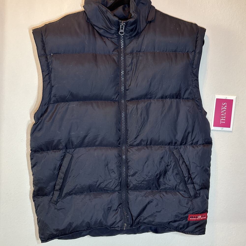 Beverly Hills Polo Club Navy Puffer Vest Size Medium